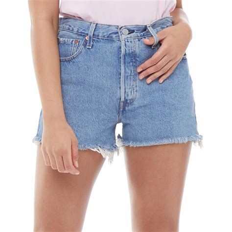 Levi S Short En Jean Femme Bleu D Lav