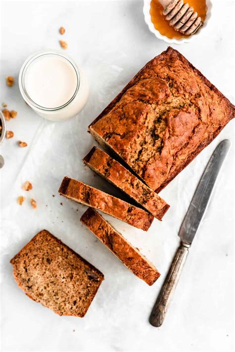 The BEST Healthy Banana Bread - Baked Ambrosia