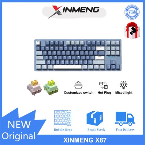 Xinmeng X Customized Keyboard Wired Hot Swap Mechanical Keyboard Shopee Philippines