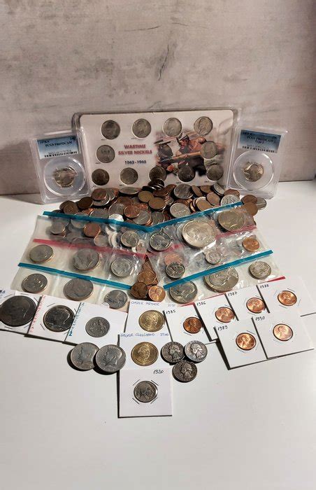 United States. 360x piece collection of USA coins, PCGS, mint sets ...