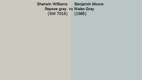 Sherwin Williams Repose Gray Sw 7015 Vs Benjamin Moore Wales Gray