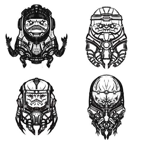 MODOK Concept Sketches by KLUNNN on DeviantArt