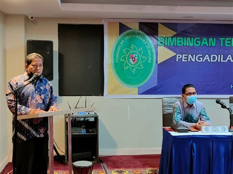 Bimbingan Teknis Yustisial Kepaniteraan Se Wilayah Hukum Pta Jayapura