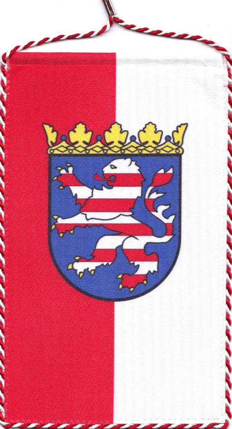 Hessen Mit Wappen Tischbanner