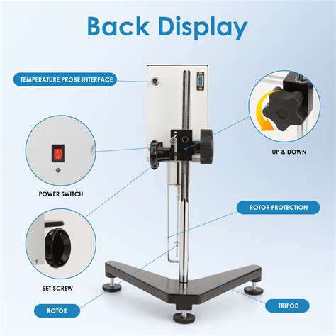 Bonvoisin Digital Rotary Viscometer 10 100 000mPa S Digital Lab