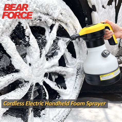 Cordless Electric Foam Sprayer Rechargable Lithium Battery Snow Foam