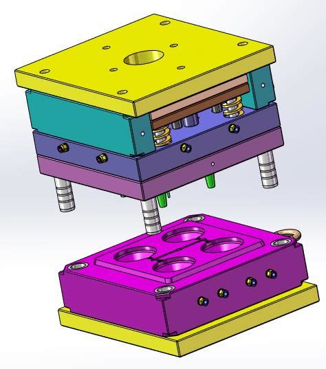 注塑模具 漏斗注塑模具3d模型下载 制造云