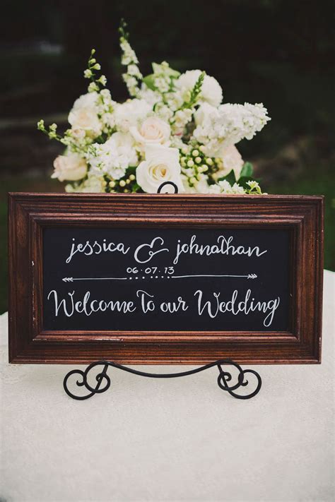 Nashville Wedding From Ariel Renae Wedding Welcome Table Wedding