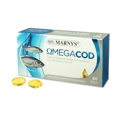 Aceite De H Gado De Bacalao Marnys Perlas Saudavel Herbolario