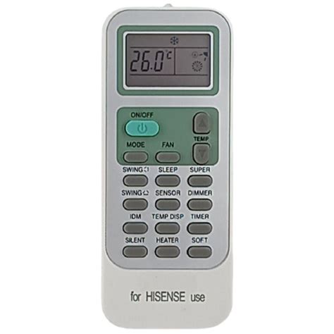 Пульт KT-HS01 универсальный для кондиционера Hisense - купить с ...