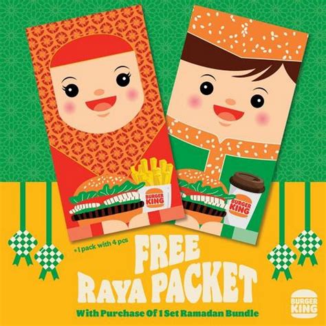 Apr Onward Burger King Hari Raya Free Raya Packet Promotion