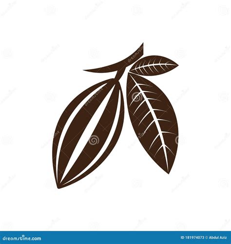 Cocoa Cocoa Bean Logo Vector Stock Vector Illustration Of Seed