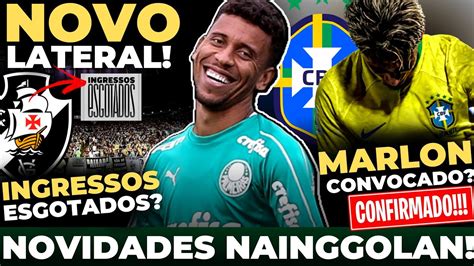 URGENTE NOVO LATERAL CHEGANDO NO VASCO JOGO CONTRA ATLÉTICO