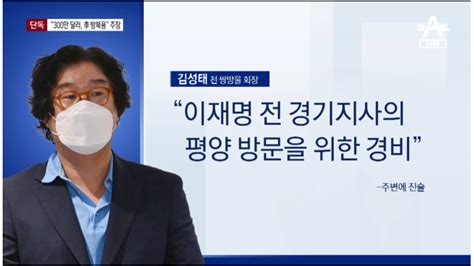 쌍방울 대북송금 중 “300만 달러는 이재명 방북 목적”李 “검찰 신작 소설”