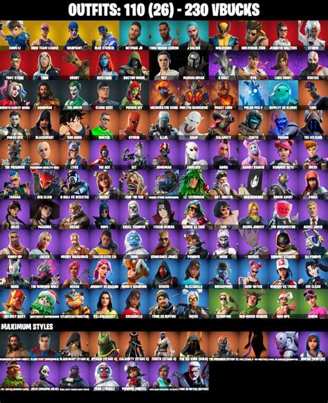 PC PSN XBOX NINTENDO 110 SKINS CHUN LI LEVIATHAN AXE HOT MARAT OG STW A GOAT KRATOS RYU TAKE THE