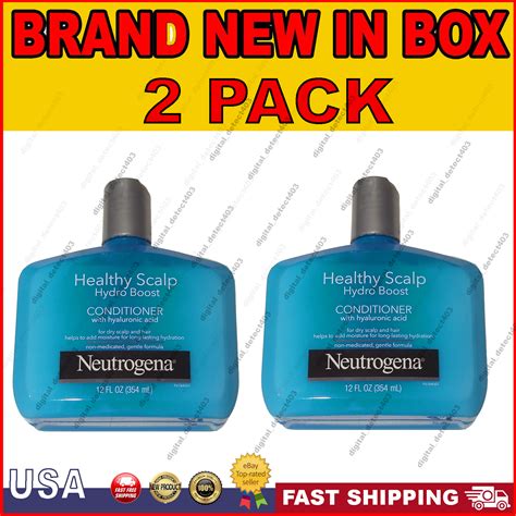 Neutrogena Healthy Scalp Hydro Boost Conditioner With Hyaluronic Acid 2 Pack Ebay