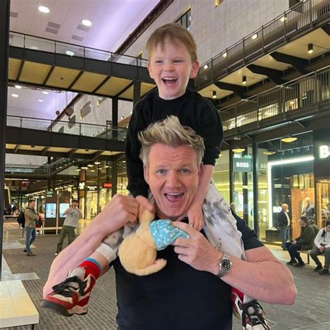 Gordon Ramsay's sweet father-son dates with 4-year-old Oscar will melt ...