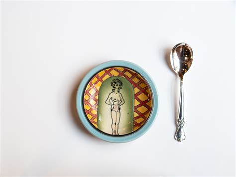 Checkered Nude Hanging Plate Sparks Gallery