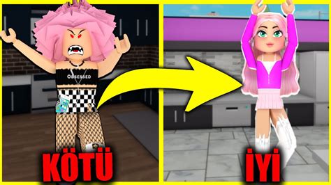 💖 Komİk Kro Kiz İyİ GÜzel Kiza DÖnÜŞÜyor 😲 😇 Roblox Brookhaven Komİk