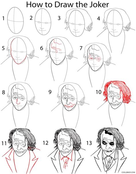 How To Draw Heath Ledger The Joker - Mixnew15