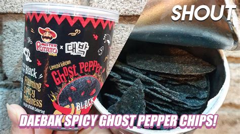 Mister Potato Just Released Limited Edition Daebak Ghost Pepper Chips Shout