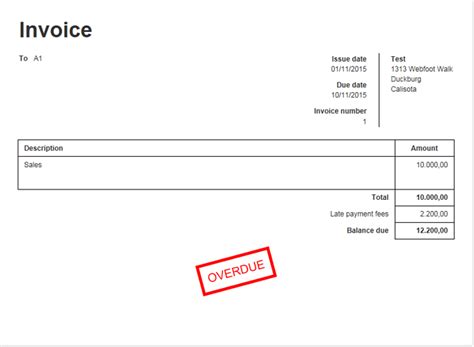 Late Payment Fees Calculation Manager Forum