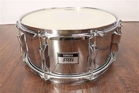 Yamaha 6 5x14 Steel Snare Drum 8 Lug Reverb