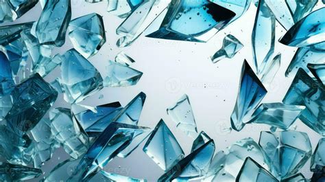 Explosion Scattered Glass Shatters Ai Generated 32433978 Stock Photo At