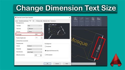 How To Change Dimension Text Size In AutoCAD 2022 YouTube