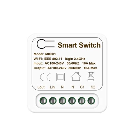 Buy XIEJ 16A Mini Wifi Smart Switch Support 2 Way Control Tuya Smart