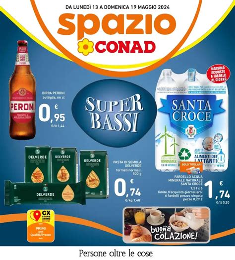 Volantino Spazio Conad Super Bassi Fino Al Dal