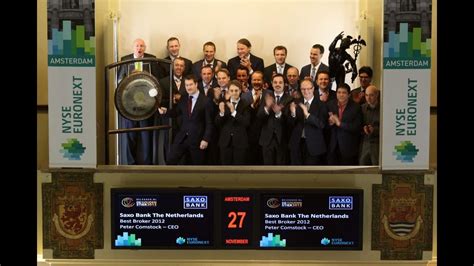 Saxo Bank Viert Winst Gouden Stier Voor Beste Broker Op Amsterdamse