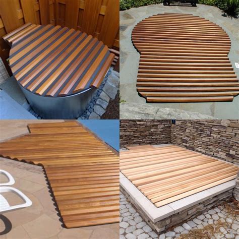 Insulating And Structural Cedar Hot Tub And Spa Roll Up Cover Cedar Hot Tub Hot Tub Cover Hot