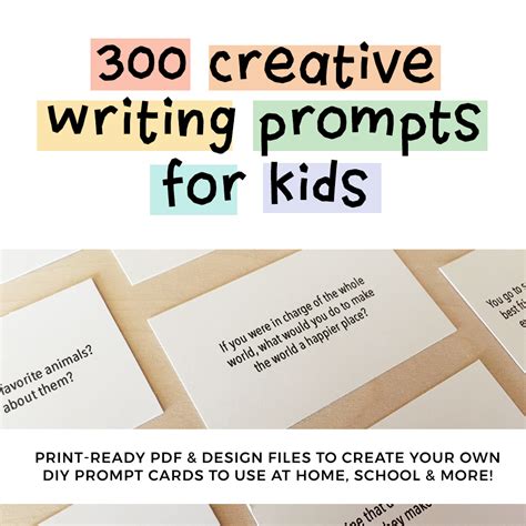 300 Creative Writing Prompts For Kids Thinkwritten