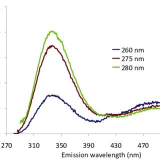 Autofluorescence Emission Spectra Of A Caco Cell Line With Hours