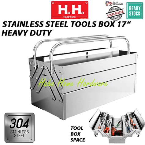 Stainless Steel Cantilever Tools Box Heavy Duty 2 And 3 Layer Tool Box ~haha Home~ Shopee Malaysia