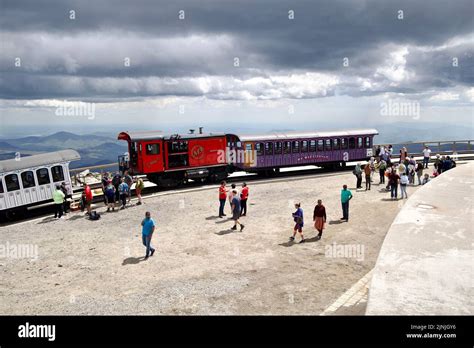 The Mount Washington Cog Railway In New Hampshire Stock Photo Alamy