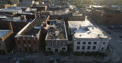 Photos: Iowa tornado damages Marshalltown buildings