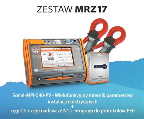 Zestaw Miernik Mpi Pv C N Pe Do Instalacji Elektrycznych