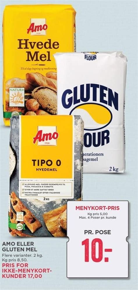 Amo El Gluten Mel Tilbud Hos Meny