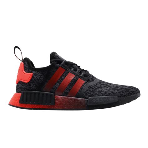 Adidas Nmd R1 Black Solar Red Eg7953