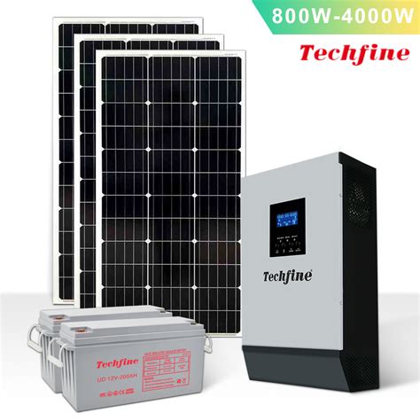 Techfine Power Inverter Solar Panel One Board Hybrid Solar Inverter