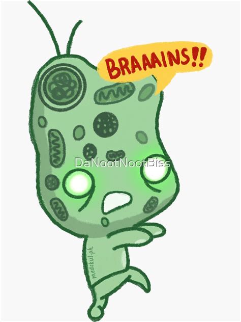 Cute Amoeba Sticker For Sale By Danootnootbiss Redbubble