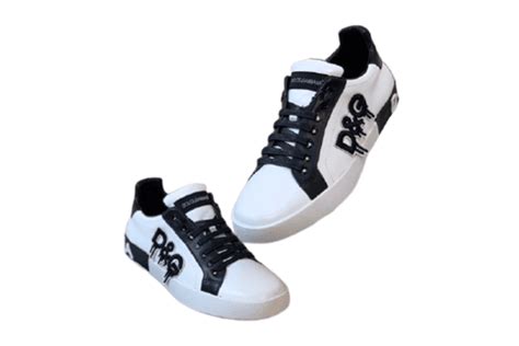 דולצ ה וגבאנה D G Shoes White Black MALLSHOES קניון המותגים