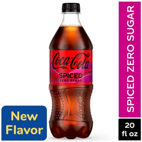 Coca Cola Zero Sugar Spiced Raspberry Soda Bottle Fl Oz Fred Meyer