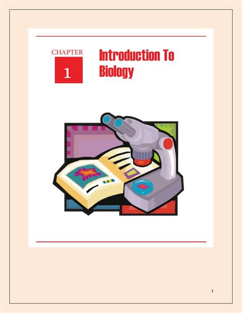 Solution Introduction Biology Chapter 1 Studypool