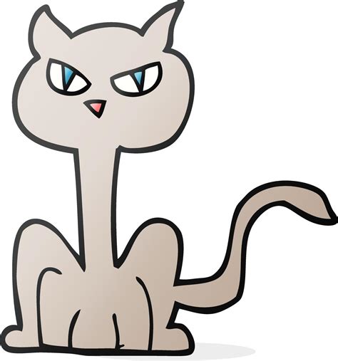 cartoon angry cat 12283108 Vector Art at Vecteezy