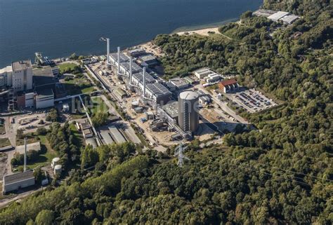 Kiel Von Oben Baustelle Zum Neubau Der Kraftwerksanlagen Des