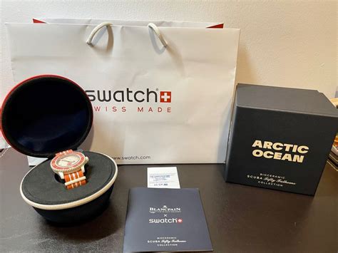 Swatch X Blancpain Arctic Ocean Luxury Watches On Carousell