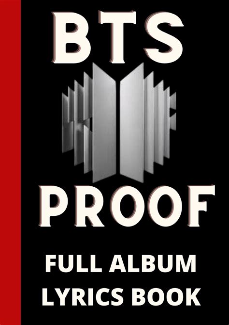 BTS PROOF BTS LYRICS INSIDE BTS ALBUM BTS LYRICS BOOK BTS PROOF